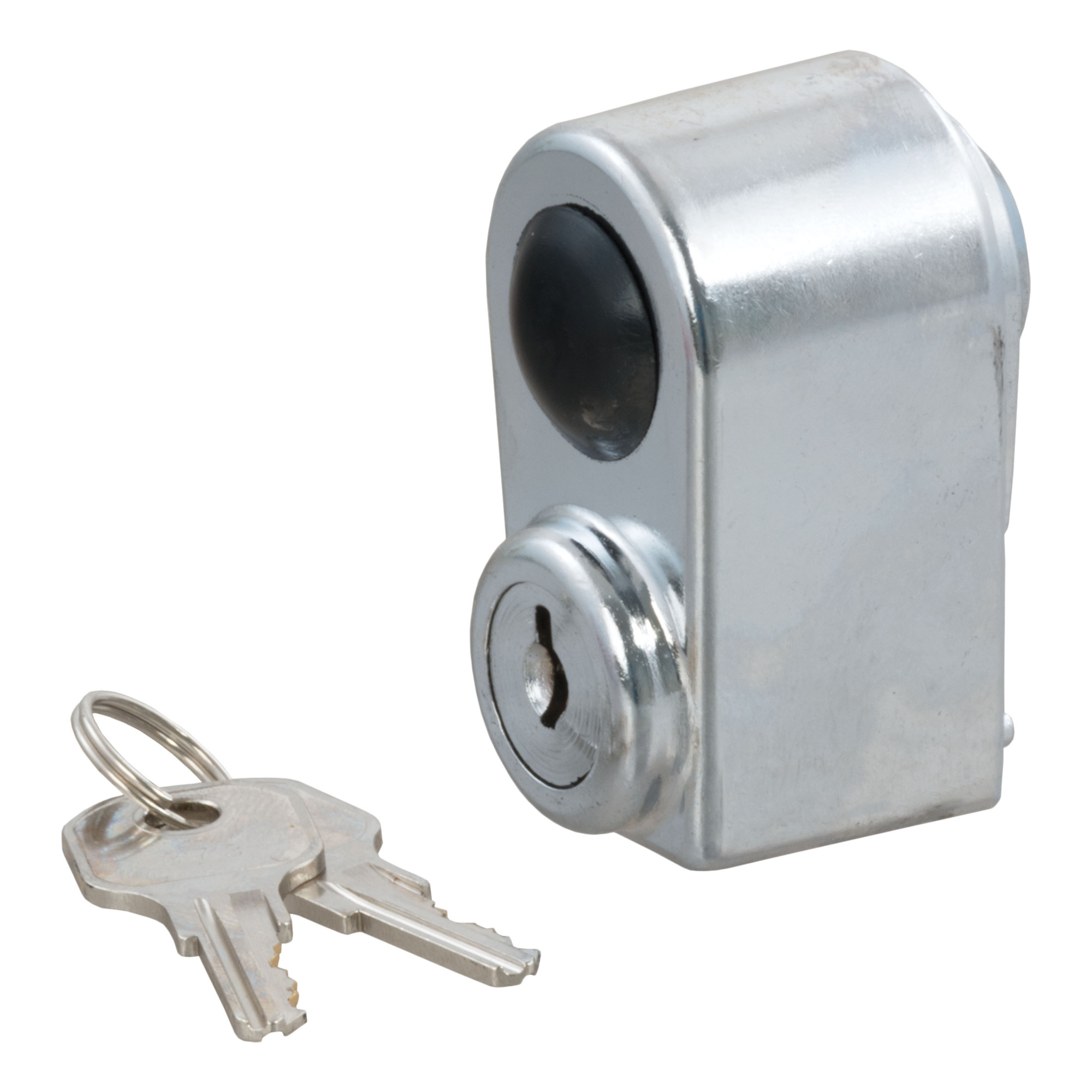 Curt Manufacturing Spare Tire Lock — Chrome-Plated, Key-Operated, Model# 23562